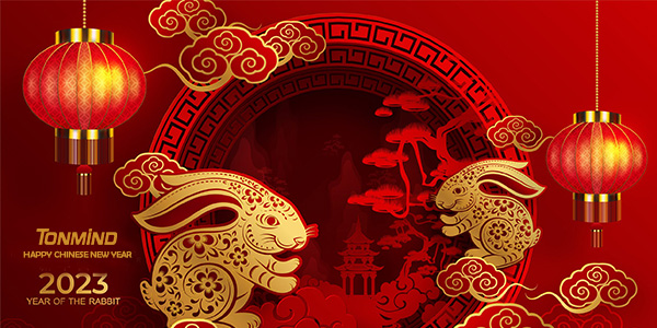 Tonmind 2023 Chinesisches Neujahrsfeiertagsmitteilung